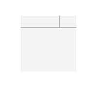 Magflex Flexible Gloss White Dry-Wipe Scrumboard Magnet For Creating Removable And Changeable Labels - 75mm X 75mm - Pack Of 5