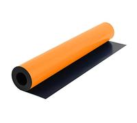 FIRST4MAGNETS MagFlex® Flexible Matt Orange Magnetic Sheet for Creating Magnetic Pictures, Artwork, Signs or Displays - 620mm Wide - 5m Length