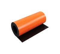 Magflex Flexible Matt Orange Magnetic Sheet For Creating Magnetic Pictures, Artwork, Signs Or Displays - 300mm Wide - 5M Length