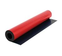 Magflex Flexible Matt Red Magnetic Sheet For Creating Magnetic Pictures, Artwork, Signs Or Displays - 620mm Wide - 5M Length