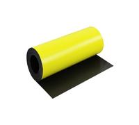 Magflex Flexible Matt Yellow Magnetic Sheet For Creating Magnetic Pictures, Artwork, Signs Or Displays - 300mm Wide - 5M Length