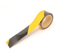 MagFlex® Flexible Yellow and Black Magnetic Hazard Warning Tape for Identifying Temporary and Permanent Hazards Within the Workplace - 50mm Wide - 5m Length - Pack of 10