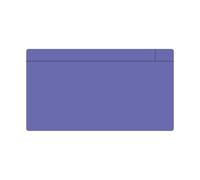 MagFlex® Large Magnetic Scrumboard Magnet with Gloss Purple Dry-Wipe Surface for Creating Removable and Changeable Labels - 140mm x 80mm x 0.85mm - Pack of 5