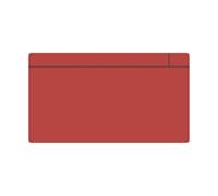 Magflex Large Magnetic Scrumboard Magnet With Gloss Red Dry-Wipe Surface - 140mm X 80mm X 0.85mm - Pack Of 5
