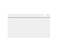 Magflex Large Magnetic Scrumboard Magnet With Gloss White Dry-Wipe Surface - 140mm X 80mm X 0.85mm - Pack Of 5
