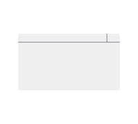 MagFlex® Large Magnetic Scrumboard Magnet with Gloss White Dry-Wipe Surface for Creating Removable and Changeable Labels - 140mm x 80mm x 0.85mm - Pack of 5