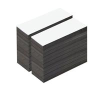 MagFlex® Lite Flexible Gloss White Dry Wipe Surface Magnetic Labels for Creating Scrumboards, Removable and Changeable Labels - 120mm Long x 40mm Wide - Pack of 500