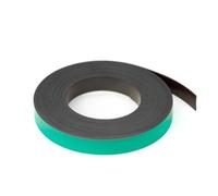 MagFlex® Lite Flexible Matt Green Magnetic Gridding Tape for Whiteboards, Noticeboards or Filing Cabinets - 12.7mm Wide - 5m Length - Pack of 5