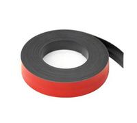 Magflex Lite Flexible Matt Red Magnetic Gridding Tape For Whiteboards, Noticeboards Or Filing Cabinets - 25mm Wide - 5M Length