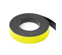MagFlex® Lite Flexible Matt Yellow Magnetic Gridding Tape for Whiteboards, Noticeboards or Filing Cabinets - 19mm Wide - 5m Length - Pack of 5