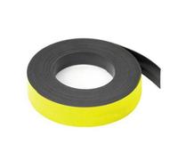 Magflex Lite Flexible Matt Yellow Magnetic Gridding Tape For Whiteboards, Noticeboards Or Filing Cabinets - 25mm Wide - 5M Length