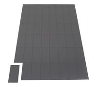 Magflex Self Adhesive Flexible Magnetic Rectangles For Creating Magnetic Pictures, Artwork, Signs Or Displays - 50mm X 24mm