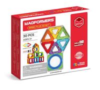 Magformers 715015 Basic 30 Magnetic Construction Set with Circle Pie (US IMPORT)