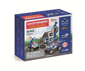 MAGFORMERS GmbH 278-55 Amazing Police Set 50T, Multi-Coloured
