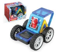 Magformers Kart Rally Magnetic Tiles And Blocks Toy. Makes Vehicles And 3D Models. STEM Toy And Creative Play Toy.