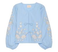 Maggan organic cotton blouse Blue S/M