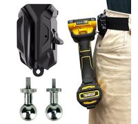 MAGGHEVI Tool Holster - Self Locking Multi Tool Holder - Improve The Way You Carry Your Power Drill, Driver, Multitool, Pneumatic, Multi-Tool and More on Your Belt