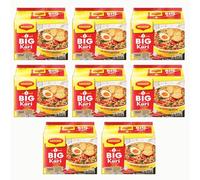 Maggi 2 Minutes BIG Perisa Curry Noodles - 8 Packets of 5x 106g Sachets | Authentic Malaysian Instant Noodles with Rich Spicy Broth | Quick & Easy Meal in 2 Minutes