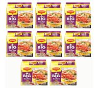 Maggi 2 Minutes BIG Tom Yam Instant Noodles 8 5x 107g Packs - Aromatic Thai Flavour with Kaffir Lime & Lemongrass, Extra Springy Noodles, Hot & Sour Soup, Ready in 2 Minutes