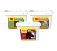 MAGGI Professional Gluten Free Beef, Chicken & Vegetable Bouillon Trio Bundle 3 x 2kg - One of Each Flavour, Catering Pack