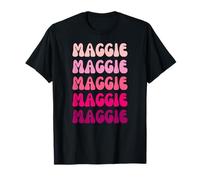 Maggie First Name Minimalist Design T-Shirt