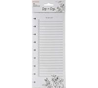 Maggie Holmes Day-to-Day Dbl-Sided Notepad 4.25"X11" 60/Pkg-Shopping & to-Do List