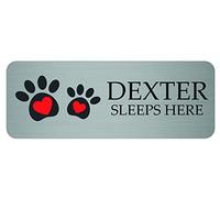 Maggie-mais Personalised kennel Door Sign, Dog Name Plate Plaque