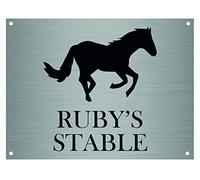 Maggie-mais Stable Door Sign, Horse/Pony Name Plate Plaque A5 20 X 15 CM