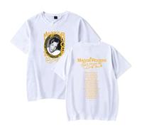 Maggie Rogers The Don't Forget Me Tour Tee Women Men Crewneck Fashion Short Sleeve T-Shirt (White,M)