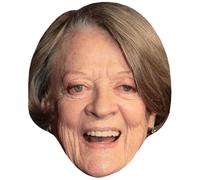 Maggie Smith (Laugh) Celebrity Mask, Flat Card Face, Fancy Dress Mask