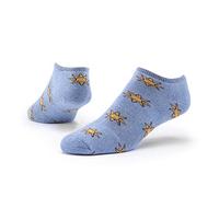 Maggie's Organic Natural Cotton Patterned Cushion Footie Socks