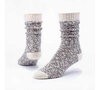 Maggie's Organics - Organic Cotton Ragg Socks - 1 Pair Unisex, Chestnut, Medium