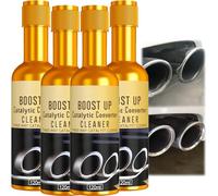 Maggikey Fuel System Cleaner, Boost Up Catalytic Converter Cleaner - Fuel System & Auto Parts Engine Exhaust Oil 4PCS - Gasoline Car Carbon Deposit Removal