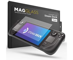 magglass Tempered Glass Designed for Steam Deck OLED/Steam Deck Matte Screen Protector (7" inch) Anti-Glare Full Coverage Guard