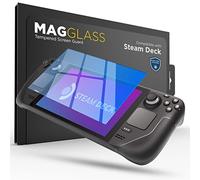 magglass Tempered Glass Designed for Steam Deck/Steam Deck OLED Screen Protector (7" inch) Blue Light Blocking Full Coverage Guard (Anti-Bluelight for Reduced Eye Fatigue)