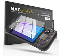 magglass Tempered Glass Designed for Steam Deck/Steam Deck OLED Screen Protector (7" inch) Ultra HD Full Coverage Guard