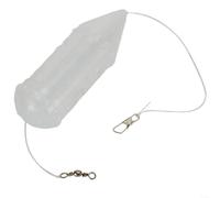 Maggot Feeder With Clear Cap Design For Carp Match Fishing Tackle Featuring Slotted Frame To Hold Baits Like Pellets And Hemp In Weights Ranging From 5g Up To 15.5g For All Conditions(35 * 108mm)
