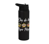 Magi Tag Dia De Los Reyes Magos Stainless Steel Insulated Water Bottle