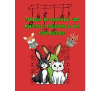 Magia di Natale: 30 Animali Mandala da Colorare: Libro da colorare antistress con animali natalizi e motivi invernali per adulti, ragazzi e amanti del relax creativo