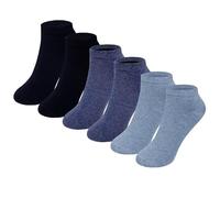 MAGIARTE Womens Pure Cotton Ankle Trainer Sock Moisture Wicking Deodorant Low Cut Size 7-11 multipack Foot Socks for Women 6 Pairs (Color#08L-UK)