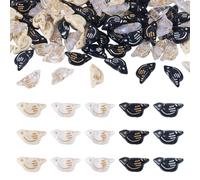 Magibeads 100Pcs 5 Colors Acrylic Bird Charm Beads Plastic Antique Birds Spacer Bead Cute Flying Animal Craft Beads for DIY Earrings Bracelets Necklaces Chokers Pendants