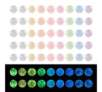 Magibeads 1998Pcs 2-2.5mm Glow in The Dark Glass Beads No Hole Resin Fillers Crystal Mini Beads Kandi Color Changing Beads Tiny Glass Balls for Nail Art Crafts DIY UV Epoxy Resin Vase Fillers