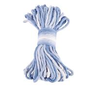 Magibeads 3mm x 21 Yards (20M) Single Strand Macrame Cord Gradient Multi-Color Knotting Rope for Crafts, Boho Wall Decor, DIY Plant Hangers (Cornflower Blue)