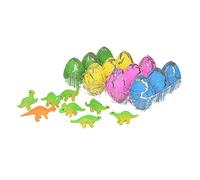Magic 12 Pcs Water Hatching Dinosaur Eggs Growing Animal Toys for Kids, Educational Plastic Eggs in, Best Children [Applicable Scene: Toy for Kids] (As Show)