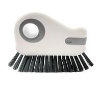 Magic 2-in-1 Window & Surface Cleaning Brush - Heavy-Duty Hard Bristle Crevice Tool for Tracks, Grooves, Sinks, Hoods (1-Piece)