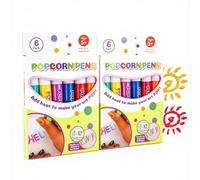 Magic 3D Popcorn Pens, 2 Boxes Bubble Drawing Kit with Expanding Paint
