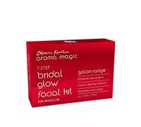 Magic 7 step Bridal Glow Facial Kit| Enhance Natural glow + Dazzling radiance & Revitalises | with Turmeric & Rose Extracts| All Skin type| Single Use| Pack of 1 (20g + 18ml)