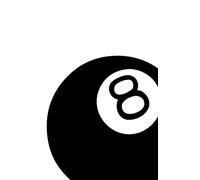 Magic 8 Ball Notebook: Ask, Shake, Write - Funny Fortune-Inspired Journal: 120 Lined Pages | Glossy Cover | 5 x 8 Inch | Daily Thoughts, Decisions & Random Wisdom