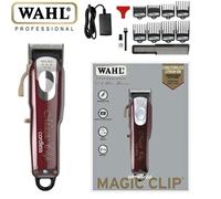 (Magic 8148 Red) Professional Wahl&DUTRIEUX 5-Star Series Cordless 8171&8148 Magic Clip Hair Clipper&Trimmer With Charging Base For Barbers