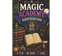 Magic Academy Word Search Puzzle Book: Word Searches with Easy to Read Print about Magic Academy, Magic Spells, Magic Themes and More | 6x9 inches, ... … Gifts for Vacations, Holidays and Free Time